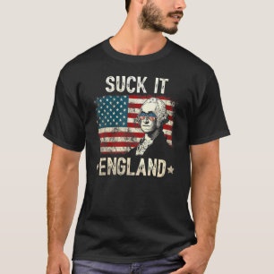 T-shirt Suck It England 4 juillet Célébrations de l'indépe