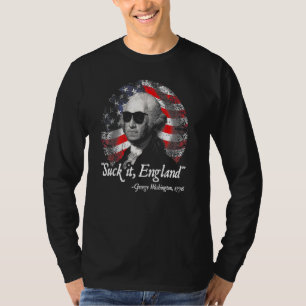 T-shirt Suck It England 4 juillet George Washington 1776
