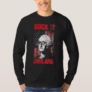 T-shirt Suck It England 4 juillet Pour Anglais Américain