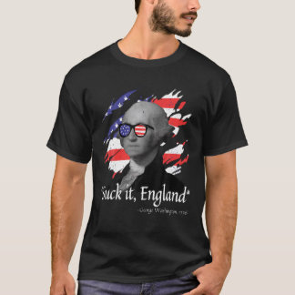 T-shirt Suck It England Drôle 4 juillet Design Pour Hommes