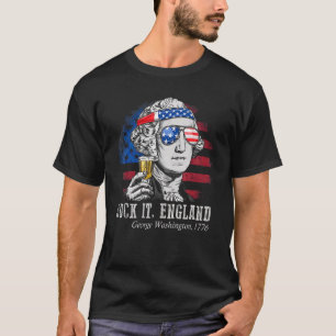 T-shirt Suck It England Drôle 4 juillet George Washingto