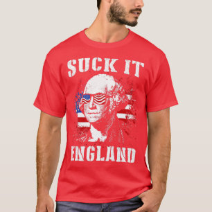 T-shirt Suck it England drôle 4 juillet Memorial day
