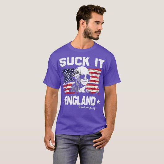 T-shirt Suck It England George (Devant entier)