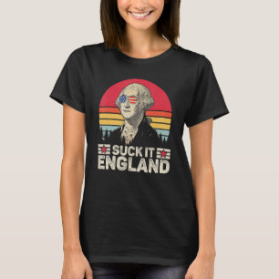 T-shirt Suck It England George Sloshington 4 juillet Ame
