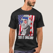 T-shirt Suck It England George Washington Drapeau américai (Devant)