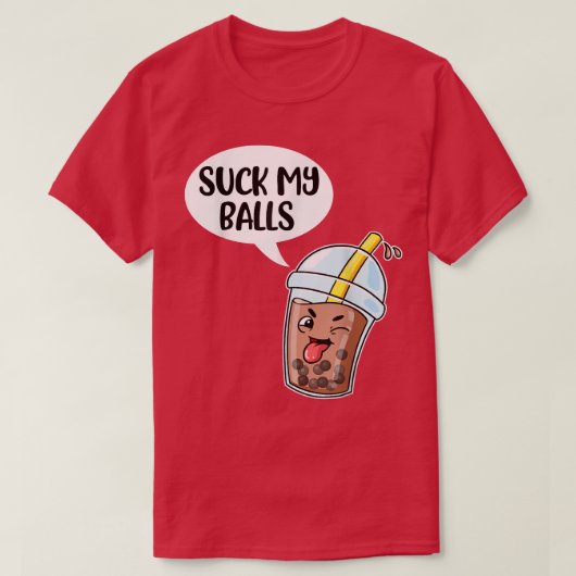 T-shirt Suck My Balls Boba  (Design devant)