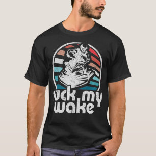 T-shirt Suck My Wake Jet Ski Rétro les années 70 Drôle Jet