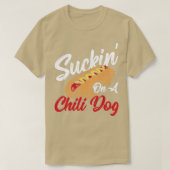 T-shirt Suckin' On Chilli Chien Chili Hot Chien (Design devant)