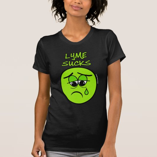 T-shirt SUCKS...Lyme (Devant)