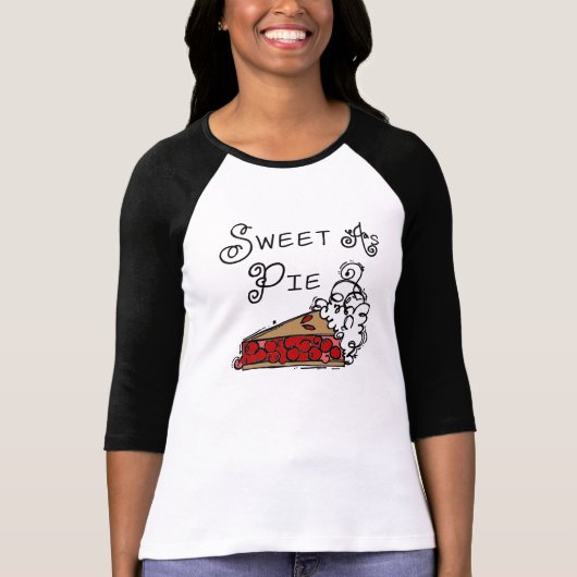 T-shirt Sucre comme tarte (Devant)