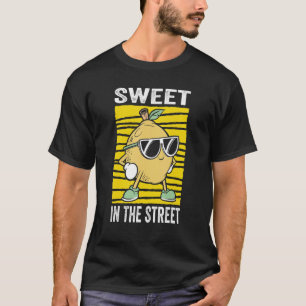 T-shirt Sucré Dans La Rue Pour Un Stand Boss De Lemonade