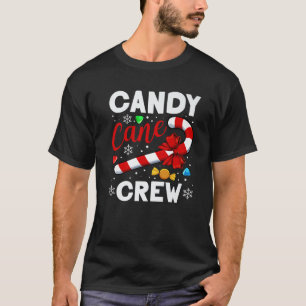 T-shirt Sucre de canne Costume d'équipage Bâton Pepperment