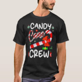 T-shirt Sucre de canne Crew Funny Christmas Candy Lover X (Devant)