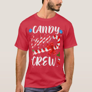 T-shirt Sucre de canne Crew Funny Noël bonbon Lover X-mas