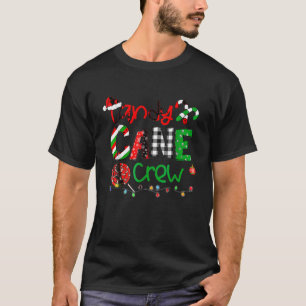 T-shirt Sucre de canne Crew Joyeux Noël 2023 Famille drôle