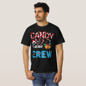T-shirt Sucre de canne Crew Noël Noël Noël Noël Amour Cand (Devant entier)