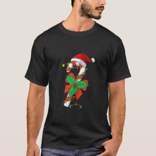 T-shirt Sucre de canne Crew Père Noël Noël 2023 Pour Enfan