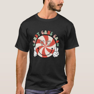 T-shirt Sucre de canne Crew Smile Face Retro Noël Super