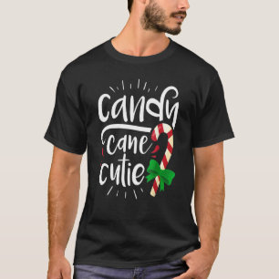 T-shirt Sucre de canne Cutie Noël Stocker Stuffer Famille