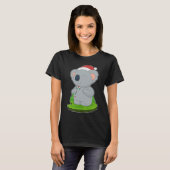 T-shirt Sucre de canne de Noël de Koala (Devant entier)