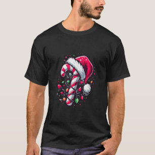 T-shirt Sucre de canne de Noël Père Noël Xmas Enfants Enfa