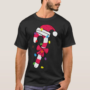 T-shirt Sucre de canne de Noël Père Noël Xmas Enfants Enfa