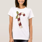 T-shirt Sucre de canne décoré Noël Sweet (Devant)