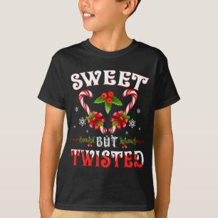 T-shirt Sucre de canne doux mais tordu drôle Noël