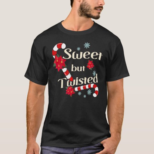 T-shirt Sucre de canne doux mais tordu Stocker Stuffer Chr (Devant)