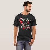 T-shirt Sucre de canne doux mais tordu Stocker Stuffer Chr (Devant entier)