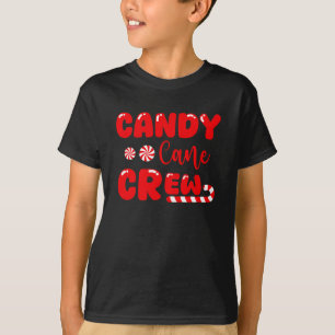 T-shirt Sucre de canne Équipage jumelé famille bonbon Love