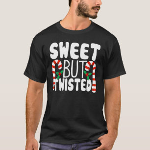 T-shirt Sucre de canne, Pyjama de Noël doux mais tordu