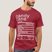 T-shirt sucre de canne - valeur nutritive étiquette (Devant)