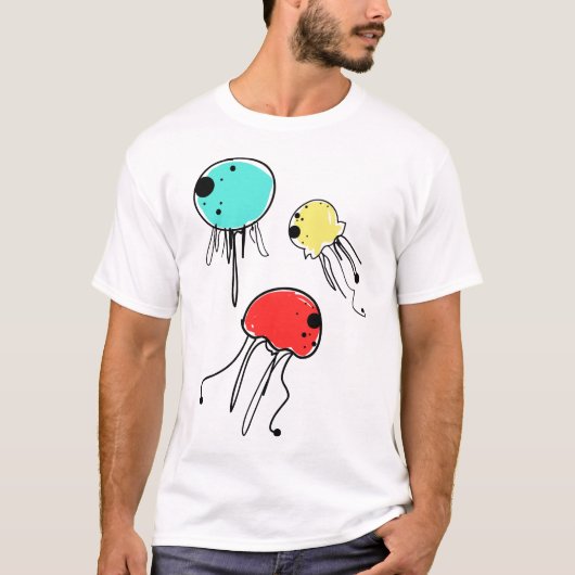 T-shirt Sucrerie de méduses (Devant)