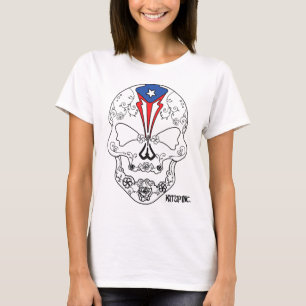 T-shirt Sucrerie portoricaine de crâne