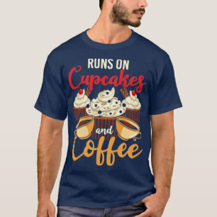 T-shirt Sucres Café Foodie Baking Sprinkles Cupcake