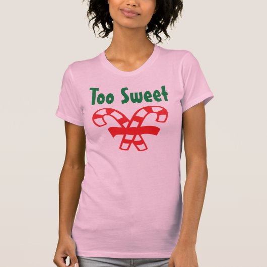 T-shirt Sucres de canne de Noël (Devant)