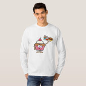 T-shirt Sucres de cupcake Votre Jour (Devant entier)