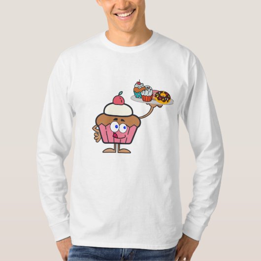 T-shirt Sucres de cupcake Votre Jour (Devant)