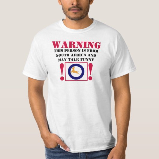 T-shirt Sud-africain (Devant)