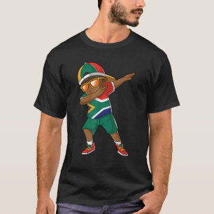 T-shirt Sud-Africain Boy Dabbing Dance Afrique du Sud Raci