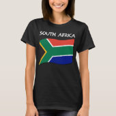 T-shirt sud-africain de drapeau - dames II (Devant)