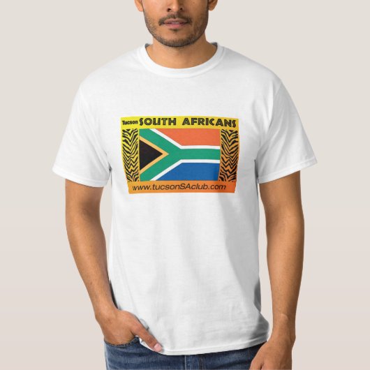 T-shirt sud-africain de fonctionnaire de club de (Devant)