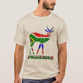 T-shirt sud-africain de springboks de rugby (Devant)