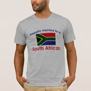 T-shirt Sud-africain heureusement marié