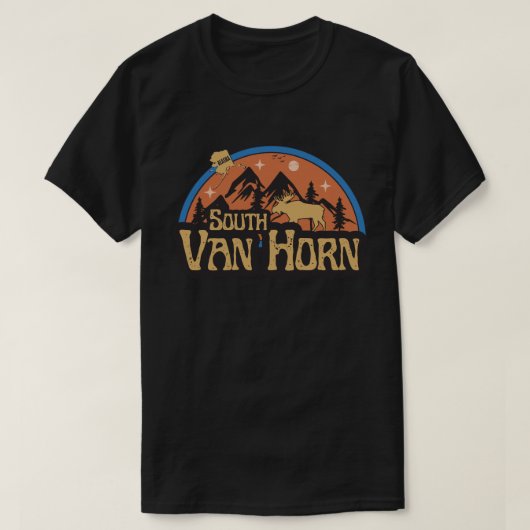 T-shirt Sud Van Horn, Alaska (Design devant)