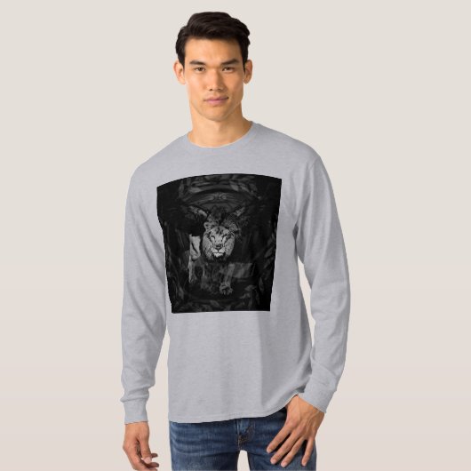 T-shirt Sudadera Playera Blessed lion hhdfbfjjgmm vjfhd (Devant entier)
