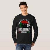 T-shirt Sudanese Sudan Sudanese Flag Fathers Day (Devant entier)