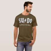 T-shirt Sudo Highway to Shell Programmer Linux (Devant entier)