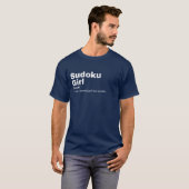 T-shirt Sudoku Girl - Sudoku (Devant entier)